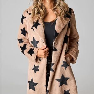 Buddy Love - Diana Faux Fur Coat (Star)